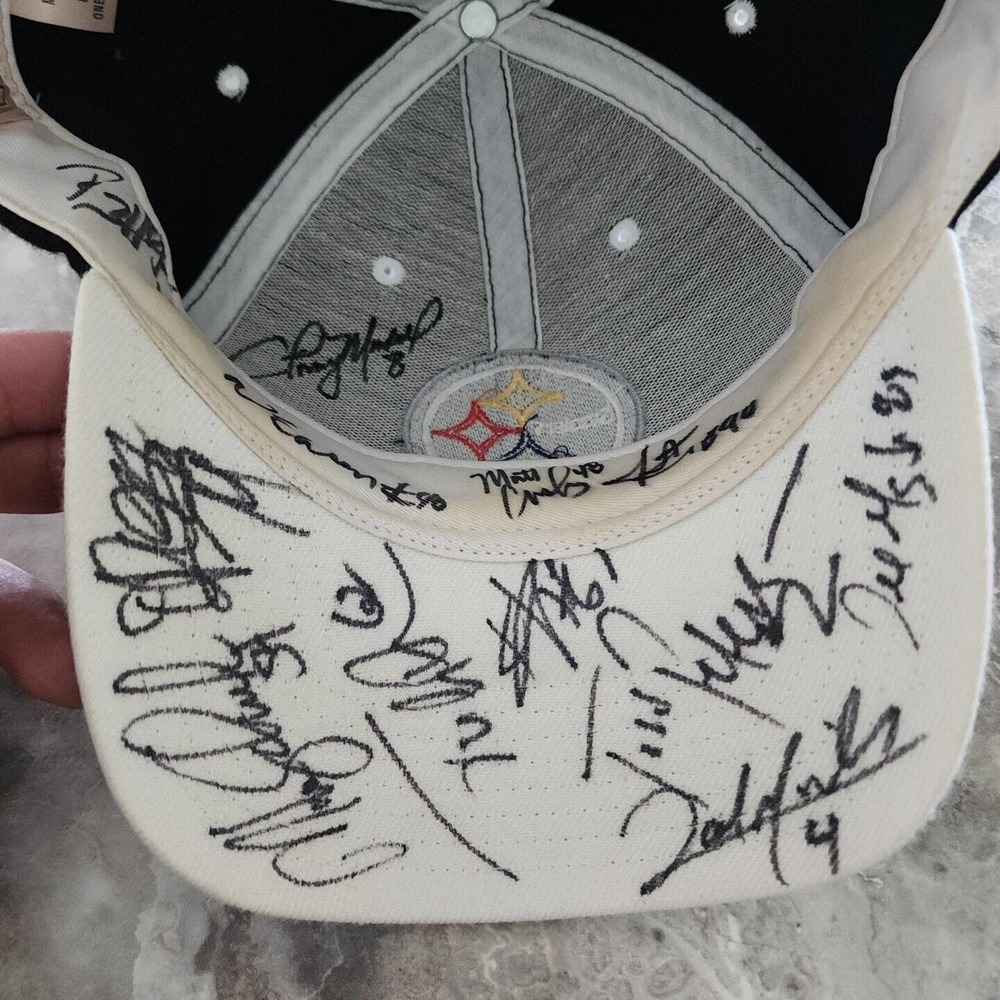 Pittsburgh Steelers 2004 Training Camp Hat Cap Signed St. Vincent College - Picture 3 of 4